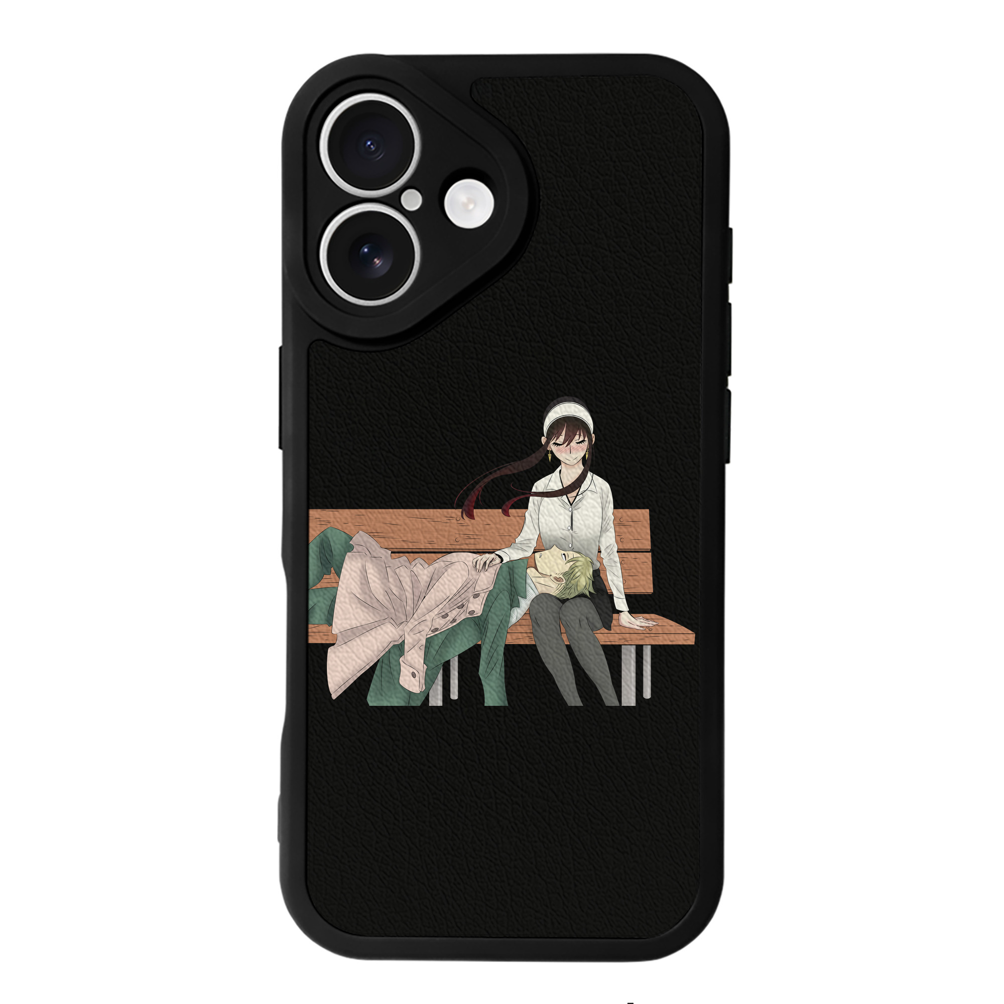 （画像用） SPY×FAMILY间谍家家酒 【iPhone 16シリーズ対応】シリコンスマホケース（レザー調） 材質：シリコン